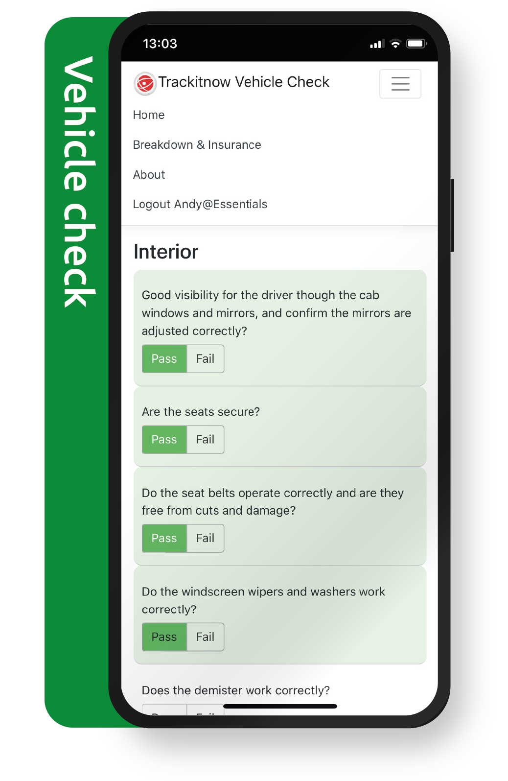 Vehicle Check App